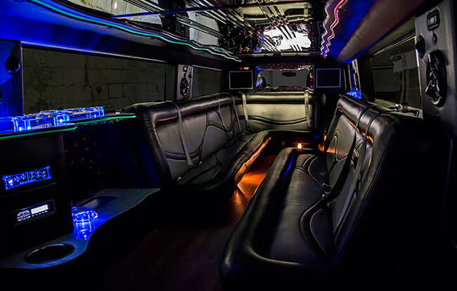 Humer limo with comfortable interiors