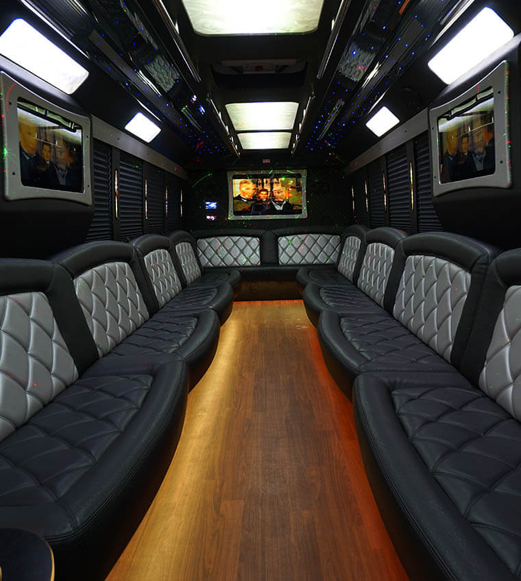 Luxury party bus in San Francisco