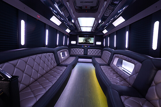 Party bus with LED Lighting